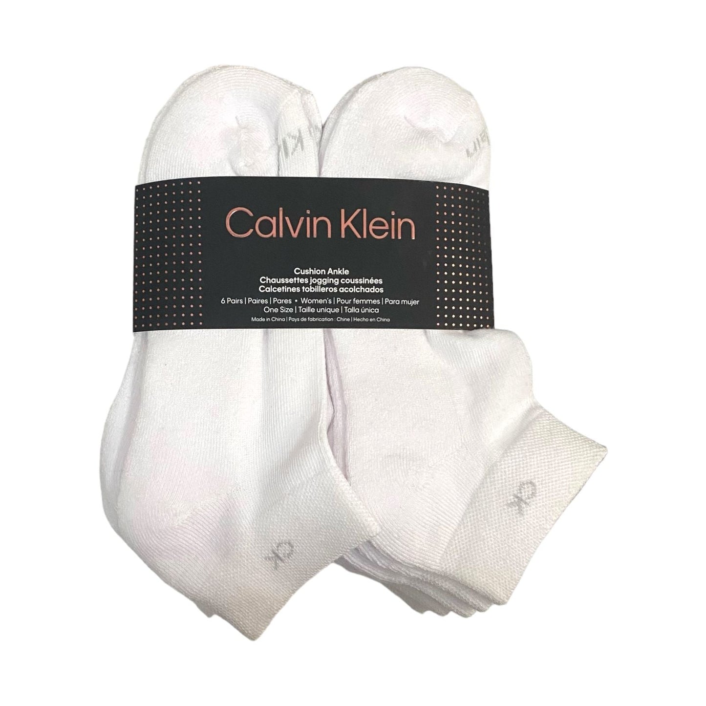 Calcetas Calvin Klein Negras y Blancas (6 Pares)