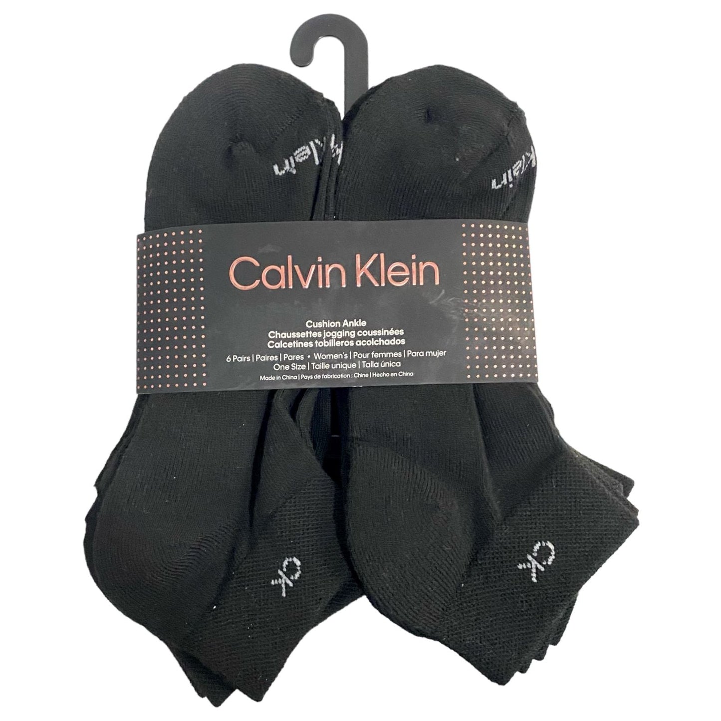 Calcetas Calvin Klein Negras y Blancas (6 Pares)